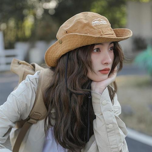 Forest outdoor workwear fisherman hat men Japanese retro camping hat hiking hat basin hat sun protection hat women