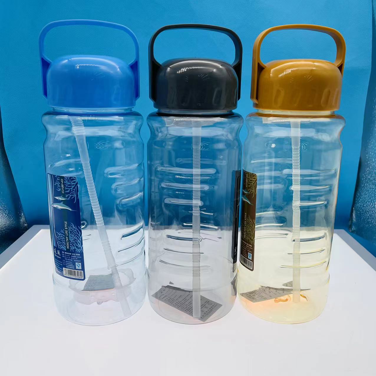 Youyun nuevo 2000ml gran capacidad hervidor de agua portátil al aire libre Deportes trabajador espacio Taza plástico