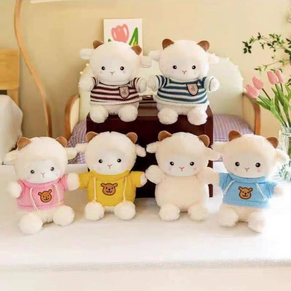 Muñeca de Peluche de 8 Pulgadas (20cm) para Máquina de Garra, Muñeca de Peluche, Regalo para Lanzar en Bodas, Mayorista