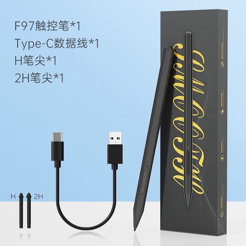 Подходит для Stylus Microsoft Surface Pen Pro 10/9/8/7/6/5/4/3/Go/X конденсатор перо для письма