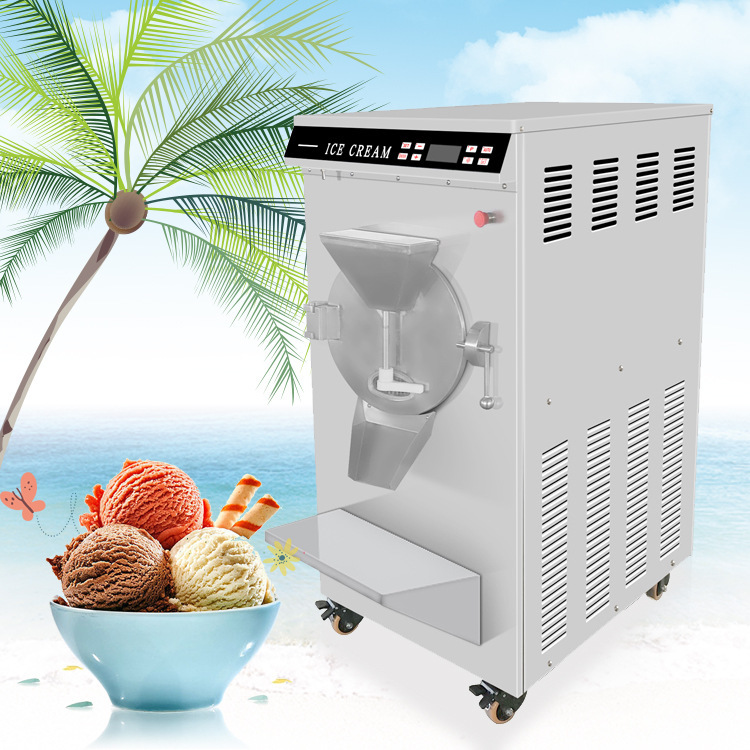 Scientific horizontal 80W commercial hard ice cream machine bean paste milk machine ice cream machine