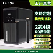LU大流量RO反渗透家用厨房母婴气泡纯净水机器8年8芯免费去重金属