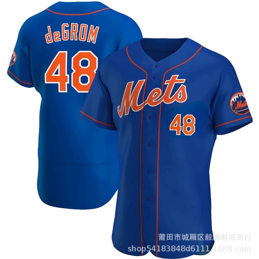 2020 новый бейсбол джерси оптовая Mets #48 Jacob Degrom Джерси
