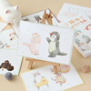 Faithful lovers postcard cat's life confession cute cats soft cute animal card greeting card