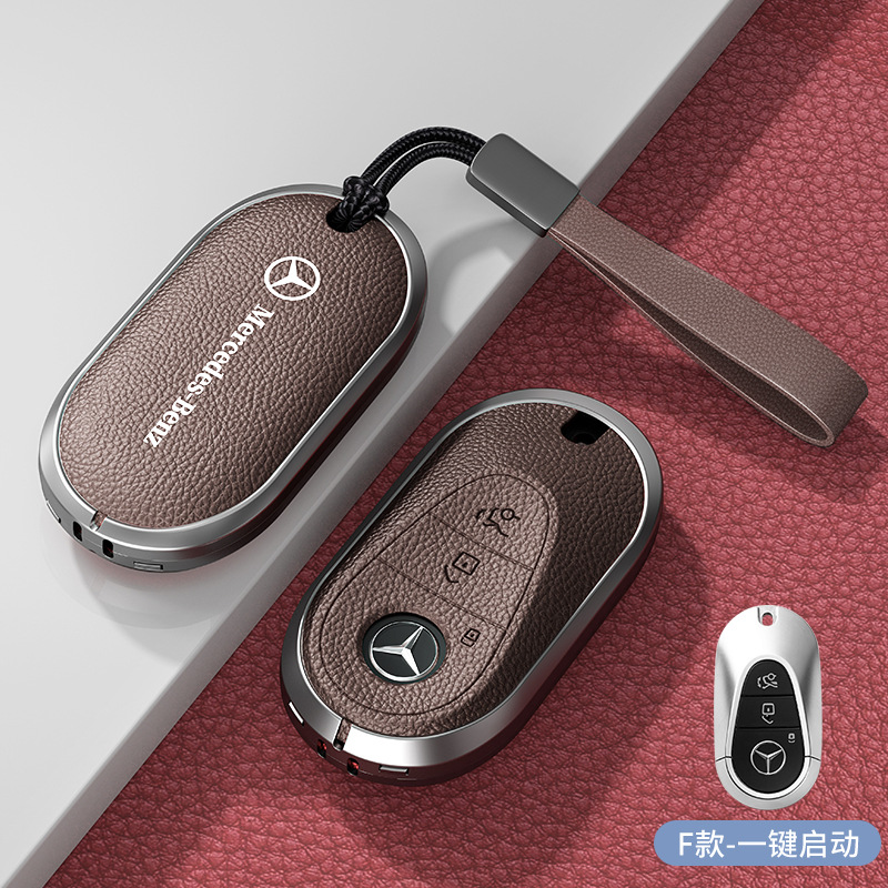 F형 스마트 모카 브라운 아연 합금 싱글 쉘 + 핸드 스트랩