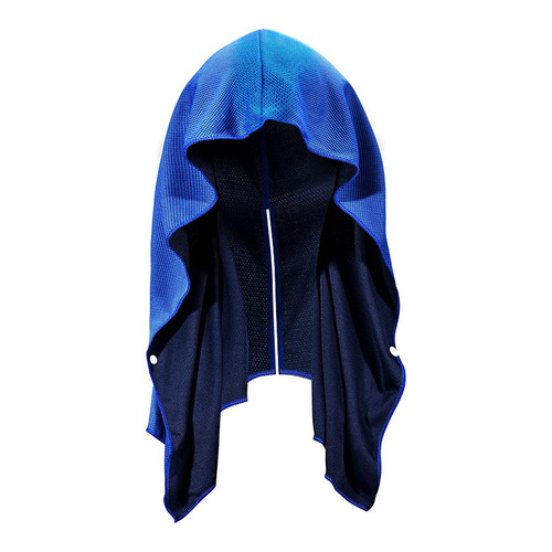 Quick-drying sports cool scarf towel fitness beach camping hoodie U-shaped cooling sun-protective headscarf