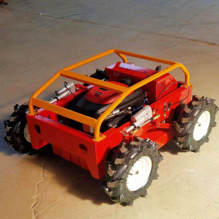 小型履带割草机 可360度旋转多功能除草机 草坪园林荒草碎草机