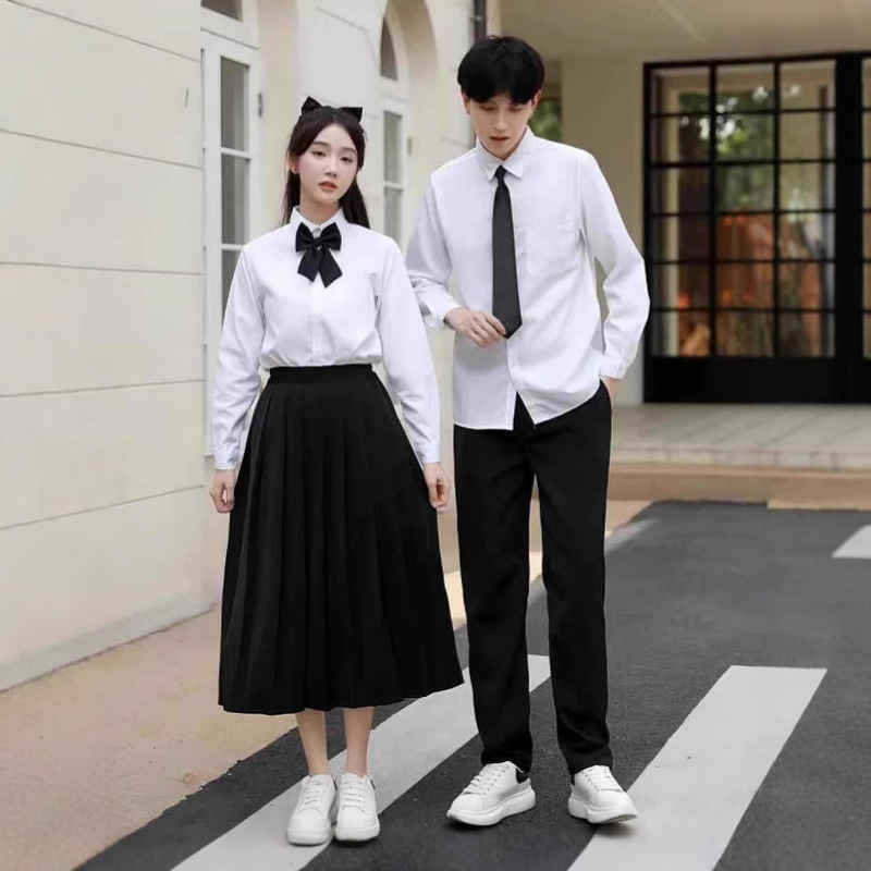 Class Uniforms College Style Middle School Student Uniform Set Red Song Choir Performance Outfit Long Skirt Poetry Recitation Competition Costume Class Uniforms College Style Middle School Student Uniform Set Red Song Choir Performance Outfit Long Skirt Poetry Recitation Competition Costume