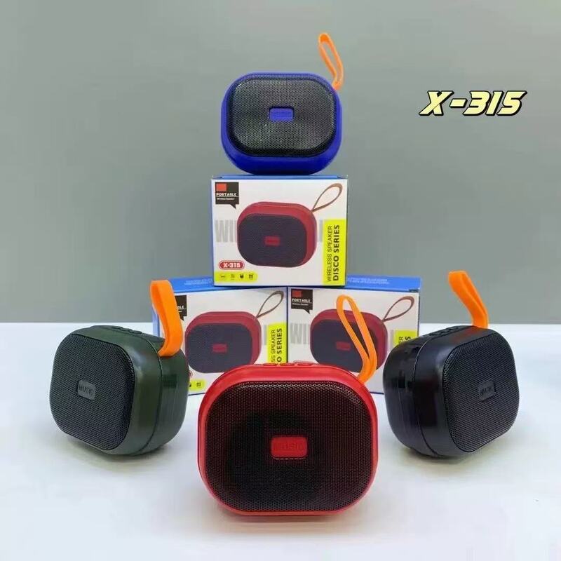 X-315蓝牙音箱低音炮户外骑行家用大音量插卡便携式小型迷你音响|undefined