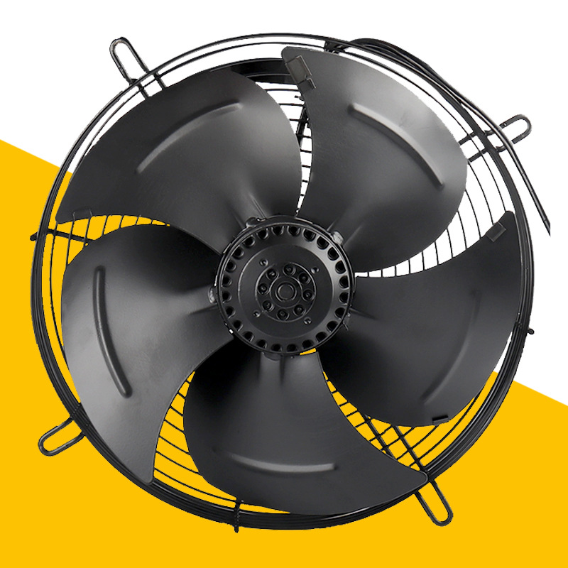Ventilador de flujo axial rotor externo 380v silencioso gran volumen de aire refrigerador compresor de aire disipación de calor 220v ventilador de escape industrial