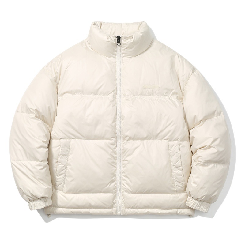 (Bienestar oferta especial) chaqueta de invierno más tamaño de los hombres de pato blanco abajo abrigo de pan corto velcro espesado abrigo