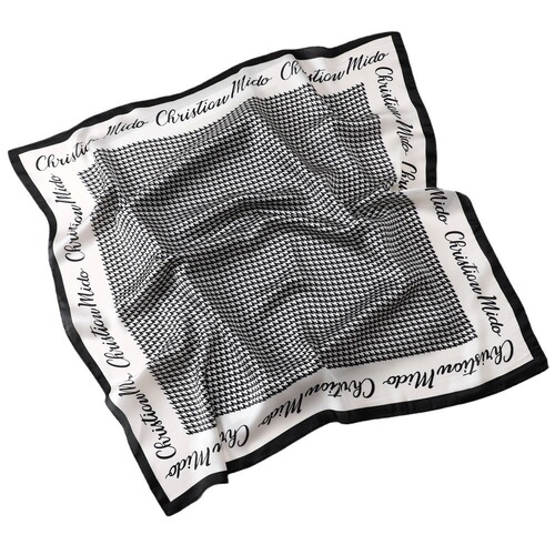 70 small square scarf V Korean style high-end letter printed silk scarf Women's professional scarf satin scarf wholesale