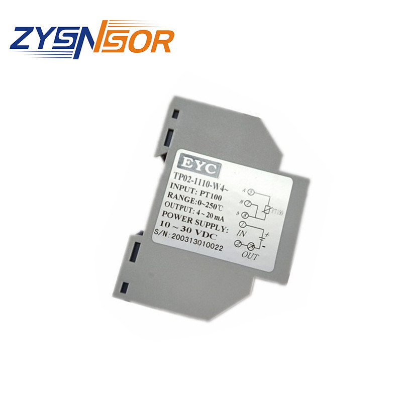 台湾 EYC温度变送器TP02-1110-W4,PT100输入，0-250度 输出4-20MA