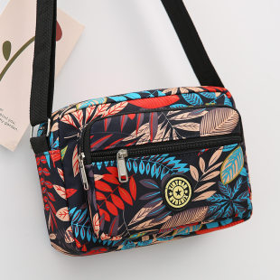 New mother bag Oxford cloth shoulder floral cloth bag women's cross-body bag middle-aged and elderly all-match canvas bag stall women's bag