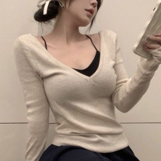 여성용 한국식 섹시 크로스백 속옷, 푸쉬업, 와이어 프리, 얇고 피부 친화적이며 통기성이 뛰어난 여름 누드 느낌의 가슴 감싸기