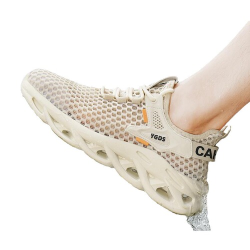 2025 Summer New Mesh Men's Sports Sneakers Breathable Casual Simple Sneakers Youth Summer Running Shoes