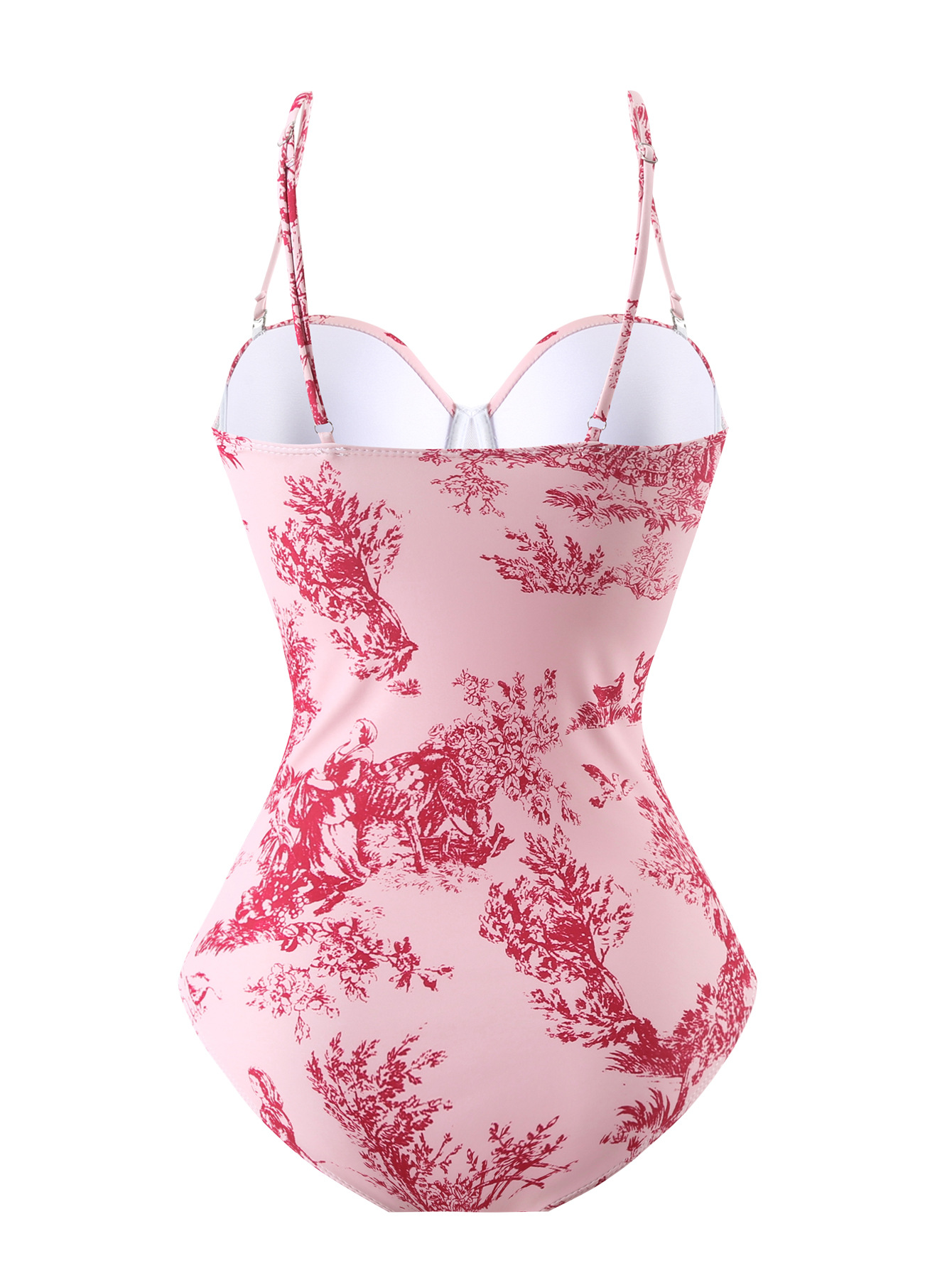 GraceChic 2024 European And American One-Piece Sexy Tight-Fitting Export Cross-Border Swimsuit High-End Beach Set_voghion.com