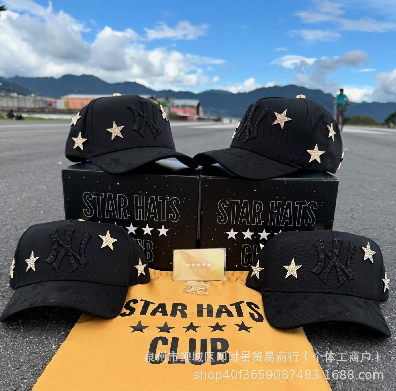 Gorra de béisbol ajustable bordada