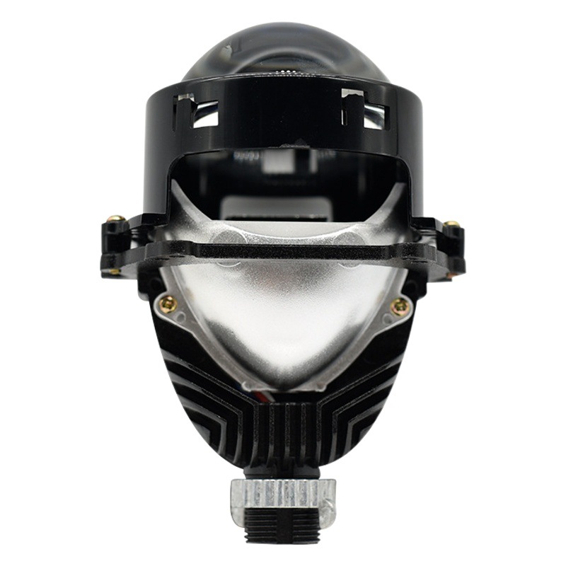 Faros delanteros modificados para automóvil con lente bi-xenón LED sin pérdidas de 3 pulgadas, de alto brillo H4H7, luz alta y baja integrada, para motocicleta.