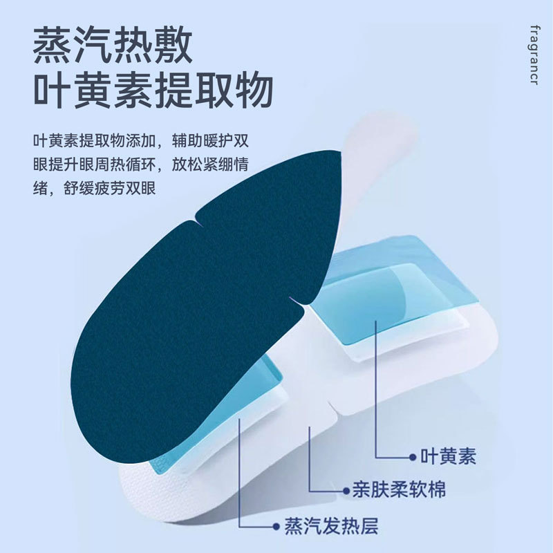 卸売ルテインスチーム温湿布アイマスク加工ロゴ目の疲れ温湿布ドライアイ学生昼休みシェーディング|undefined
