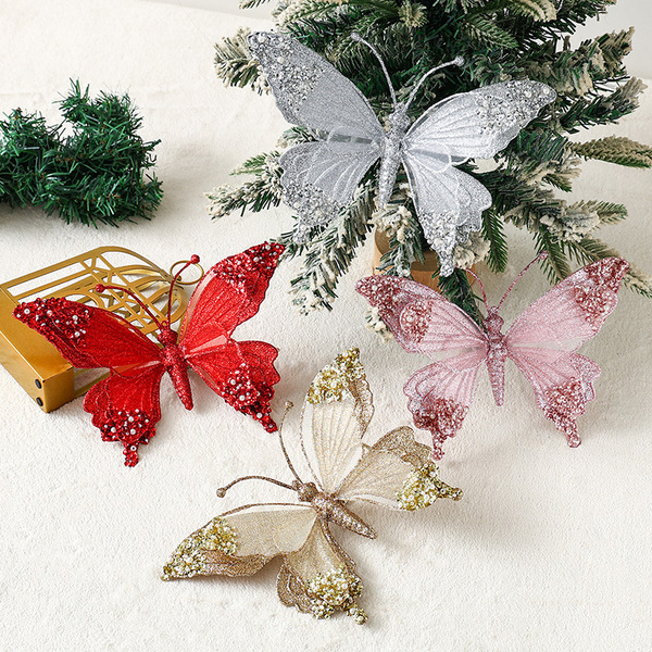New Christmas decoration glitter powder with diamond large simulated…