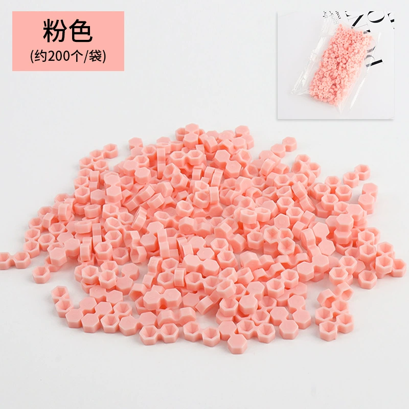 Eyelash Glue Dots — Single‑Use Micro Glue Cups, ~200 pcs Pack, Pastel Colors (Pink/Green/Purple/Yellow)