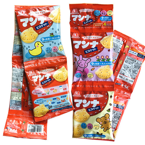 日本婴幼儿辅食 不二家面包超人伊藤牛奶高钙小馒头磨牙饼牛乳饼