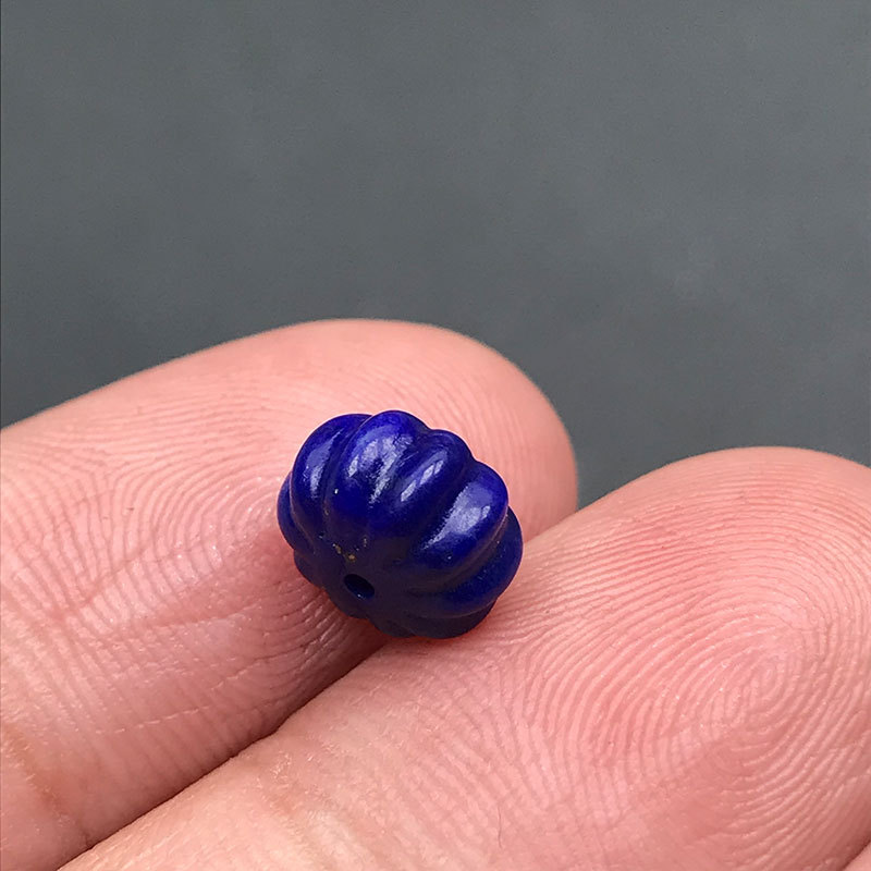 8mm Natural Lapis Lazuli Pumpkin Beads Spacer Beads DIY Accessories Star and Moon Buddha Beads Bodhi Bracelet Components