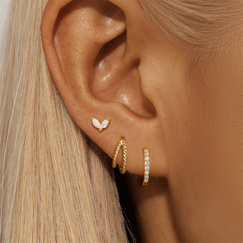 1g Weight 925 Sterling Silver Ear Needle Material Zircon Inlay Material Drop Earrings, Earrings, Ear Studs Classification 1 Set Quantity Daily Occasion 925 Sterling Silver Material Geometric, Flower Pattern Women's Gender Plating Design Simple Style Style 1 Set 925 Sterling Silver Zircon 925 Sterling Silver Earrings Geometric Flower Drop Earrings Earrings Ear Studs 6