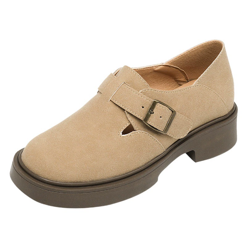 Ботинки-бокены из натуральной кожи «Все включено», женские маленькие Лоферы без шнуровки, одиночные туфли, Универсальные ботинки-бокены, маленькие кожаные туфли, увеличивающие внутренний рост