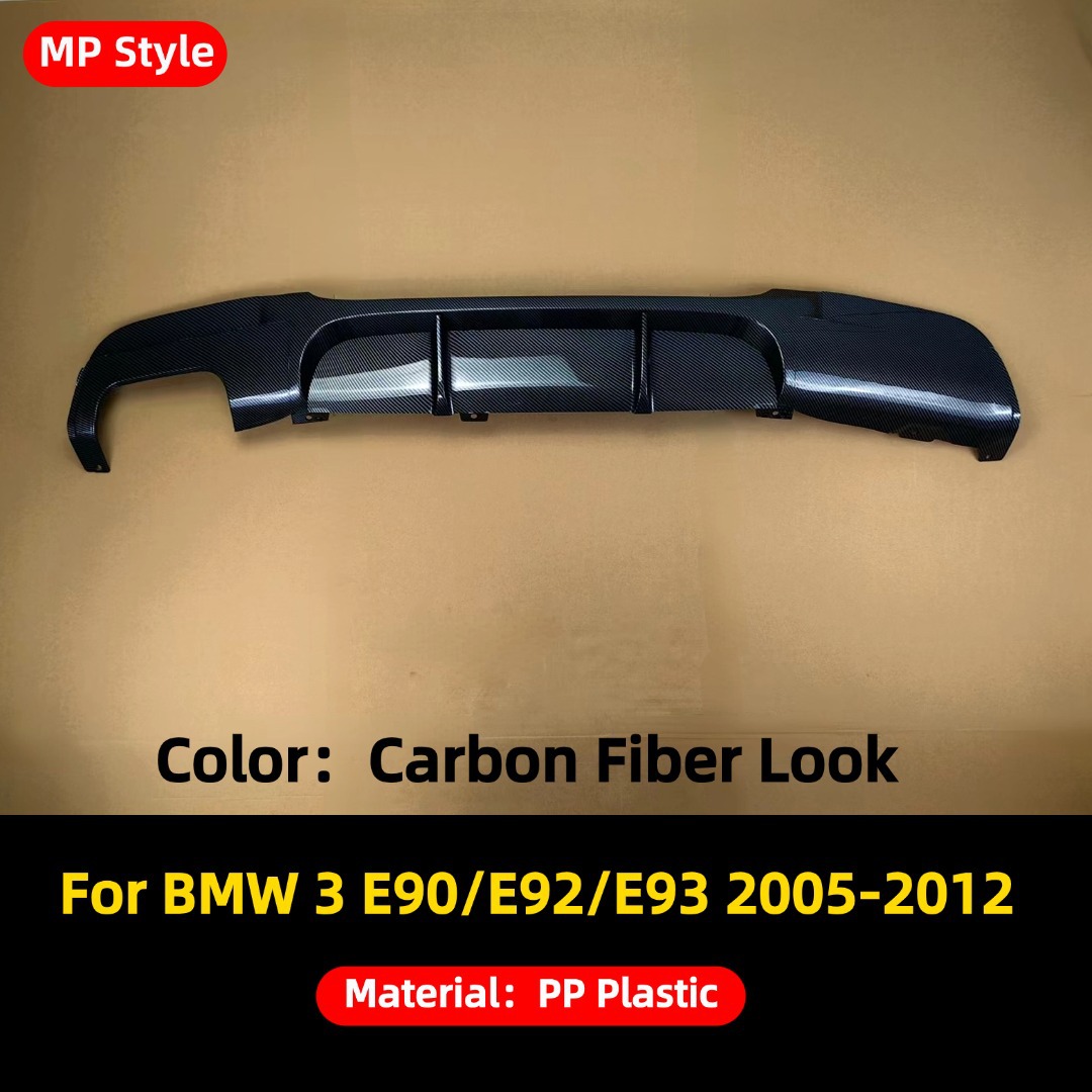 Suitable for Bmw 3 Series 05-12 E90E92E93 Modified Mp Model Bilateral Single Outlet/Double Outlet Rear Spoiler Surround