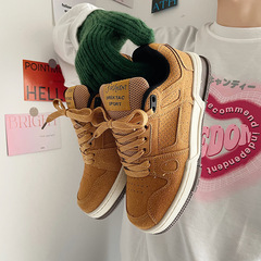 鞋子男新款ins小眾潮流運動鞋百搭高街厚底麵包鞋休閒情侶德訓鞋