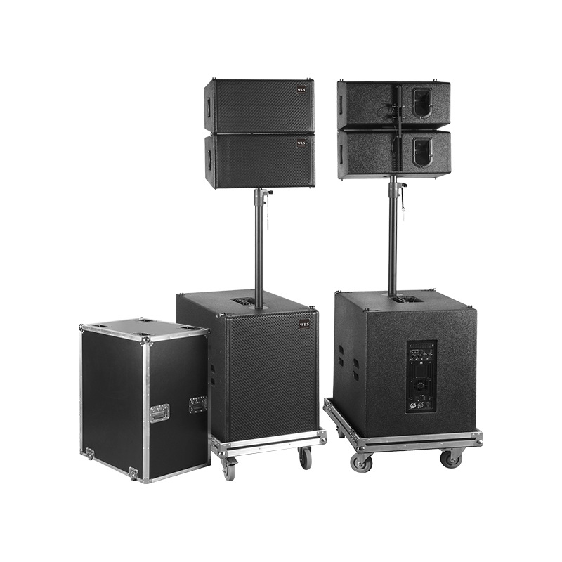 Audio de matriz de línea activa Altavoz activo Conjunto completo de barra de alta potencia de matriz de línea única de 10 pulgadas Equipo de audio profesional