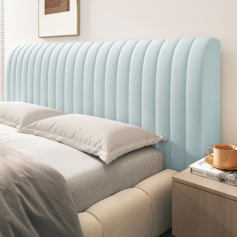 Funda acolchada gruesa de alta gama para cabecero de cama, funda protectora universal antipolvo de cobertura completa y suave para cama de madera, nuevo modelo 2024.