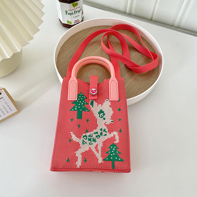 Lindo de dibujos animados mini bolso del teléfono femenino nicho diseño estilo coreano versátil hombro crossbody bolso monedero bolso