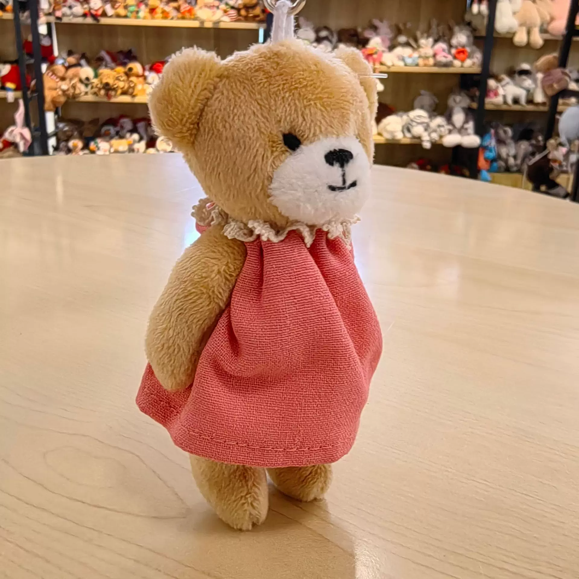 关节熊挂件四关节泰迪熊毛绒玩具青岛外贸厂家定制高端小挂件玩偶