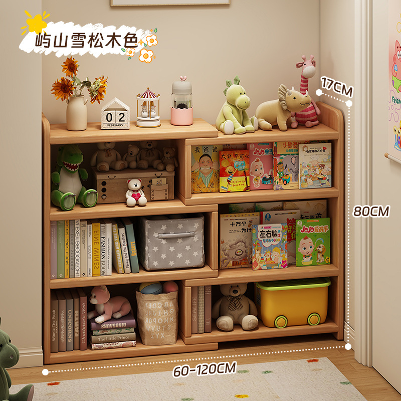 Estante de esquina de madera sólida almacena estante de almacenamiento armario de piso armario de biblioteca doméstico simple armario telescópico de esquina