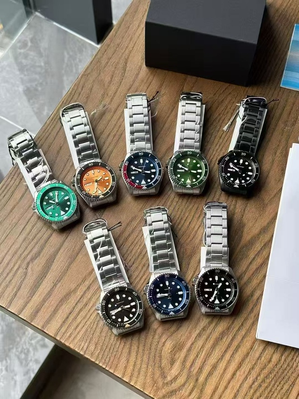 Seiko 5 men's watch GMT five-link steel band waterproof mechanical calendar men's watch SSK001K1 cross-border Seiko 5 men's watch GMT five-link steel band waterproof mechanical calendar men's watch SSK001K1 cross-border