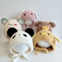 冬季保暖儿童帽子韩系可爱卡通时尚男童女童婴幼儿秋冬套头针织帽