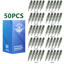 跨境纹身一体针一次性纹身针绿色翡翠纹身针纹发纹绣针纹身器材