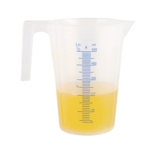 Plastic Measuring Cup Beaker Kitchen Baking Measuring Cup with Handle Solution Cup High Temperature Resistant Measuring Cup Pesticide Measuring Cup ml Cup