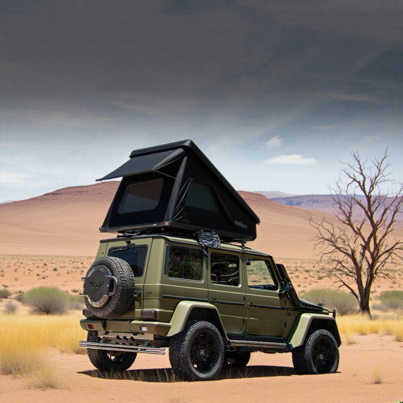 Car-Mounted Hard-Top Tent, New Trapezoidal Model, Fully Automatic Quick-Opening, Portable Aluminum Alloy, Outdoor Camping, Waterproof