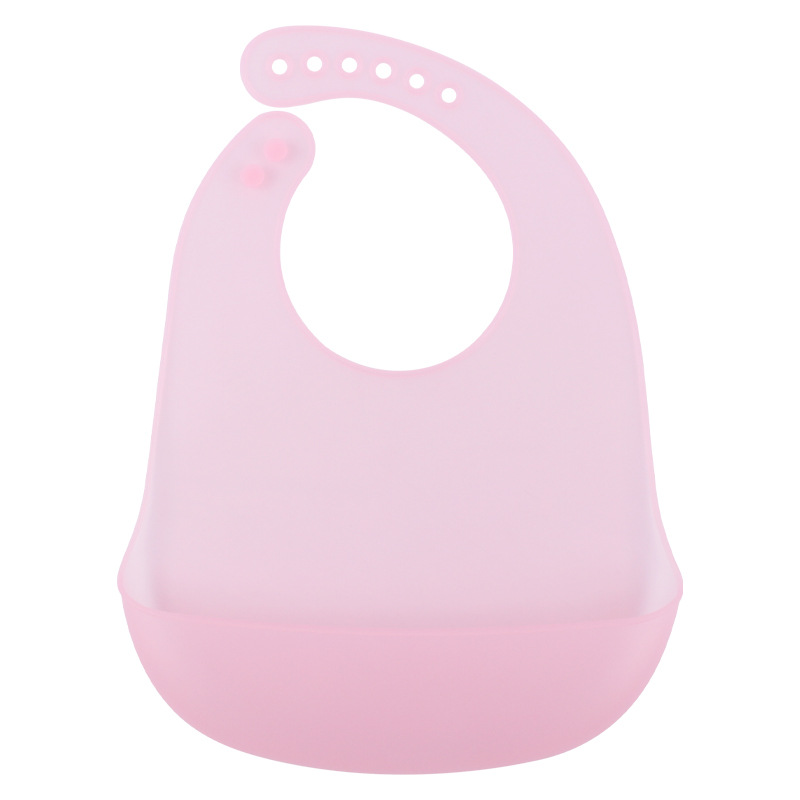 Nuevo bebé babero de silicona ultra-delgado babero impermeable resistente a las manchas bebé babero