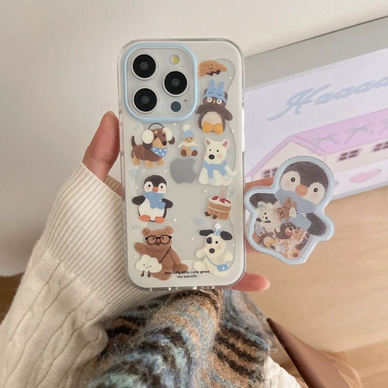 Apple, детская качалка с животными, совместимая трубка, iPhone 15, чехол для телефона, iphone, 16promax