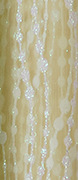 Fabricantes de venta de bajo precio ondulado fantasía polvo brillante tela de malla vestido de noche tela de boda