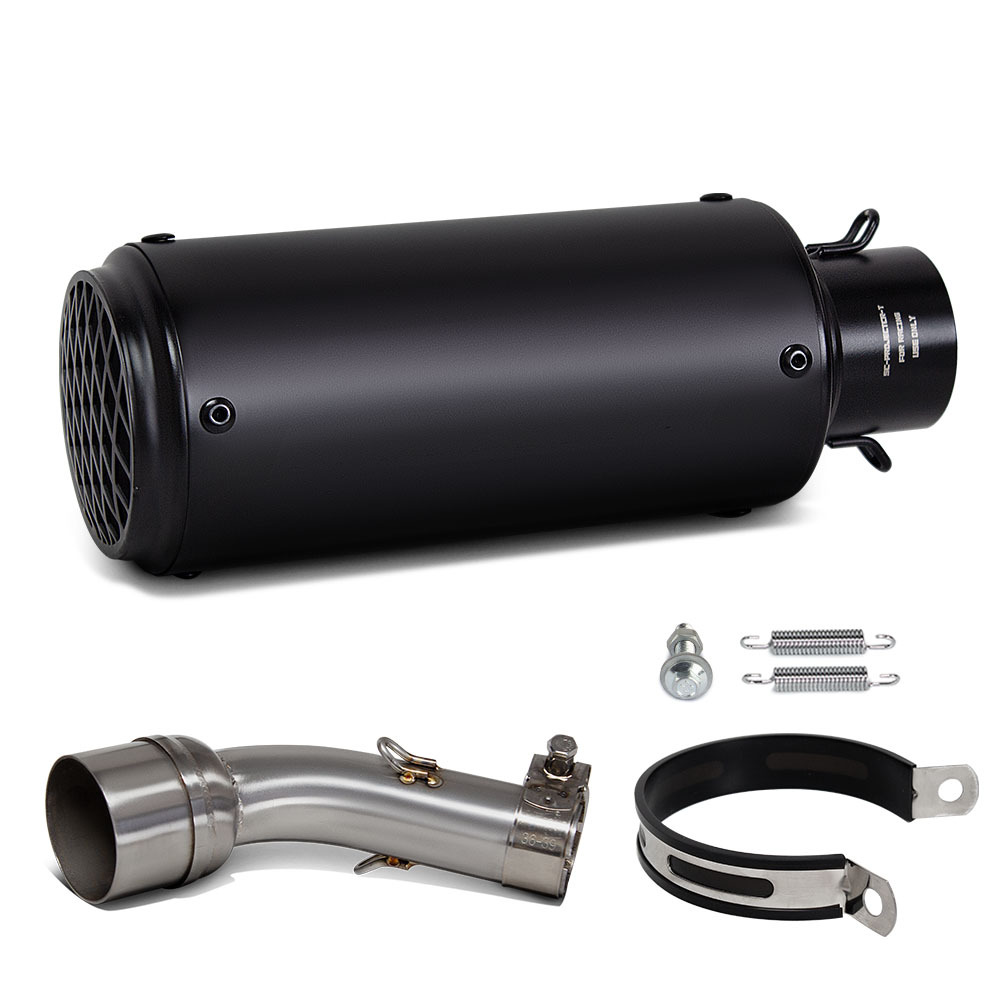 Suitable for Motorcycle Modified Exhaust Pipe R3 Stainless Steel Middle Section Sc Scorpion Barrel Tail Section 15-24 Years