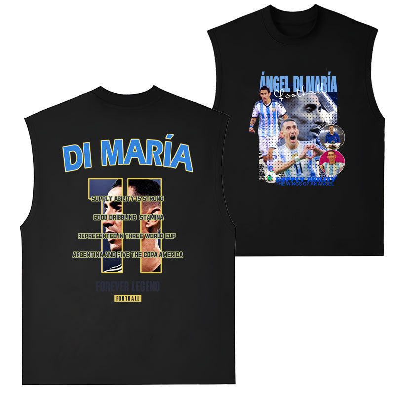 James No. 23 New Cut Out Basketball Sports Pure Cotton Sleeveless T-Shirt Loose Clothes Top Summer