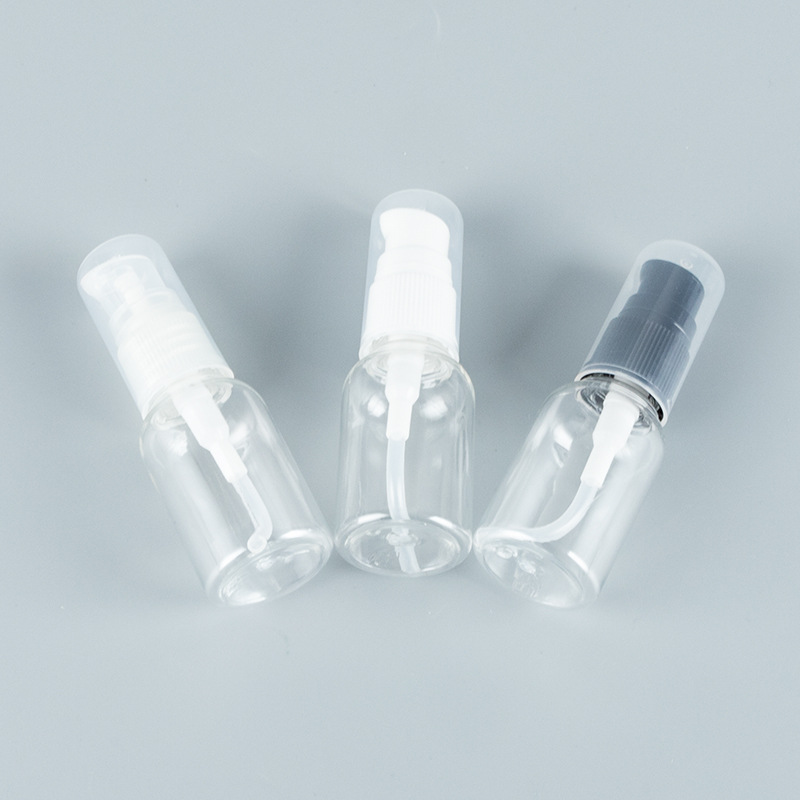 30ml cuello anillo transparente botella de hombro redondo bomba de polvo bomba de loción embalaje cosmético base líquida embalaje botella vacía para mascotas