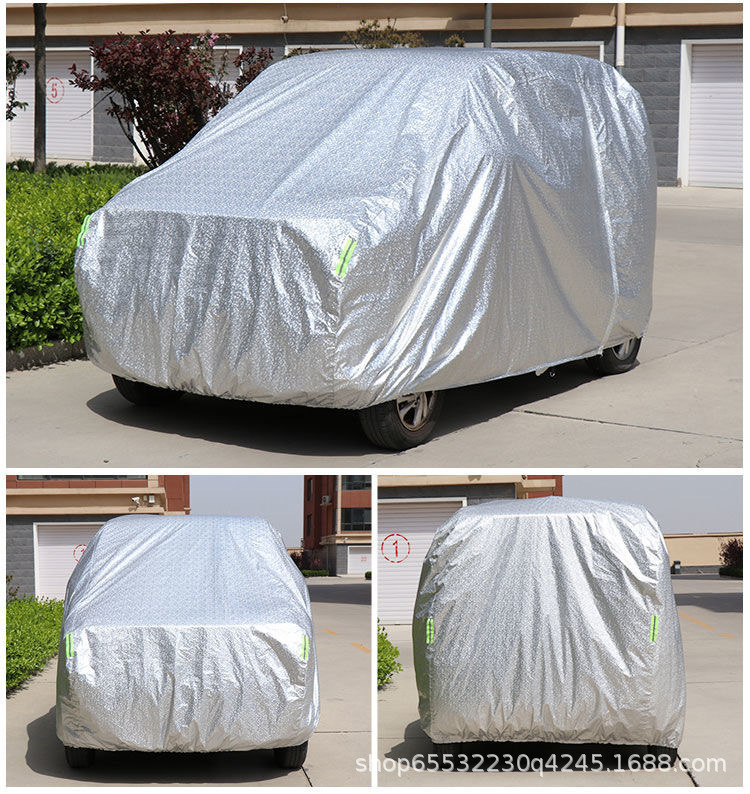 Electric Four-Wheel Elderly Mobility Scooter Car Cover, Heat Insulation, Sun Protection, Rain Protection, Snow and Frost Protection, Thickened Dust Cover Available