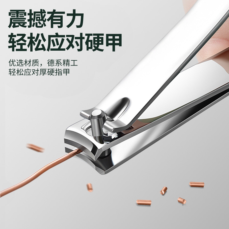Herramienta de corte de uñas doméstica para mujeres, herramienta de bisel único, regalo, cortadora de uñas, cuchillo de uñas, paquete de cuchillo de estilo alemán